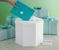 Martha Stewart Gift Card Box, White Eyelet