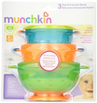Munchkin 3 Count Stay Put Suction Bowl Munchkin 3 Count Stay Put Suction Bowl
