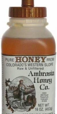 Ambrosia Pure Honey From Colorado's Western Slope, 16-Ounce Bottles (Pack of 4) Ambrosia Pure Honey From Colorado's Western Slope, 16-Ounce Bottles (Pack of 4)