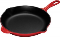 Le Creuset Enameled Cast-Iron 9-Inch Skillet with Iron Handle, Cherry Le Creuset Enameled Cast-Iron 9-Inch Skillet with Iron Handle, Cherry