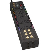 Tripp Lite HT10DBS Home Theater Isobar Surge Protector 10 Outlet RJ11 RJ45 Coax Tripp Lite HT10DBS Home Theater Isobar Surge Protector 10 Outlet RJ11 RJ45 Coax