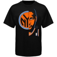 NBA Majestic Carmelo Anthony New York Knicks Logo Man T-Shirt - Black NBA Majestic Carmelo Anthony New York Knicks Logo Man T-Shirt - Black