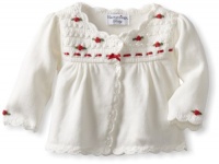 Hartstrings Baby-Girls Newborn Crochet Cardigan Sweater, Marshmallow, 0-3 Months Hartstrings Baby-Girls Newborn Crochet Cardigan Sweater, Marshmallow, 0-3 Months