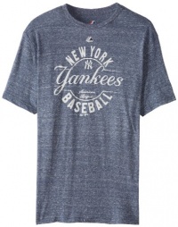 MLB Majestic New York Yankees The Big Time Fashion Tri-Blend T-Shirt - Navy Blue MLB Majestic New York Yankees The Big Time Fashion Tri-Blend T-Shirt - Navy Blue