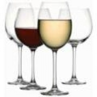 Krosno By the Cellar Glassware, Set of 8 Premium Red & White Wine Glasses Krosno By the Cellar Glassware, Set of 8 Premium Red & White Wine Glasses
