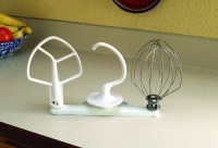 MixerMaid, the KitchenAid mixer attachment holder for 4.5 and 5 qt mixers MixerMaid, the KitchenAid mixer attachment holder for 4.5 and 5 qt mixers