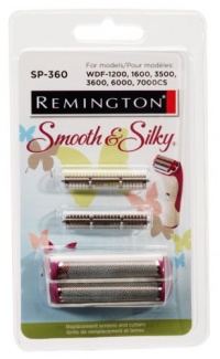 Remington SP-360 Women's Shaver Replacement Foil Screens and Cutters Remington SP-360 Women's Shaver Replacement Foil Screens and Cutters
