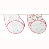 aden + anais 2 Pack Muslin Burpy Bib, Star Light aden + anais 2 Pack Muslin Burpy Bib, Star Light