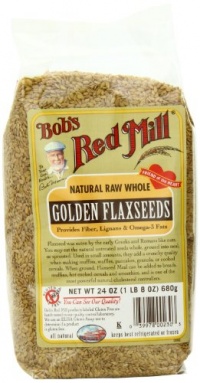 Bob's Red Mill Golden Flaxseed, 24-Ounce Bags (Pack of 4) Bob's Red Mill Golden Flaxseed, 24-Ounce Bags (Pack of 4)