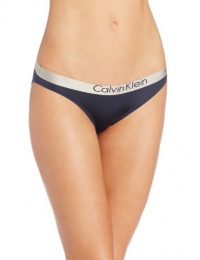 Calvin Klein Women's Metallic Chrome Micro Bikini Panty Calvin Klein Women's Metallic Chrome Micro Bikini Panty