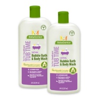 BabyGanics Tub Time Gentle Bubble Bath and Body Wash, Natural Lavender, 20 fl. oz.  (Pack of 2)