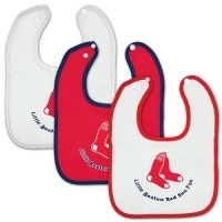Boston Red Sox 3 Pack Snap Bib Set Boston Red Sox 3 Pack Snap Bib Set