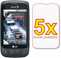 5x LG Optimus S LS670 Premium Clear LCD Screen Protector Shield Cover Guard Film Kit 5x LG Optimus S LS670 Premium Clear LCD Screen Protector Shield Cover Guard Film Kit