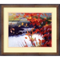 Afternoon Calm Framed Wall Art by Tadashi Asoma - 21.89W x 17.89H in. Afternoon Calm Framed Wall Art by Tadashi Asoma - 21.89W x 17.89H in.