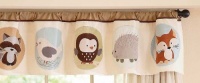 Carter's Forest Friends Valance, Tan/Choc, 60 X 14 Carter's Forest Friends Valance, Tan/Choc, 60 X 14