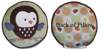 Carter's Forest Friends Throw Pillow, Tan/Choc, 12 X 12 X 3 Carter's Forest Friends Throw Pillow, Tan/Choc, 12 X 12 X 3