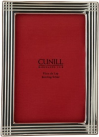 Cunill Barcelona Perpendicular Sterling Silver Frame, 4 x 6