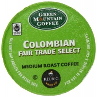 Green Mountain Coffee, Colombian Fair Trade Select K-Cup Portion Pack for Keurig Brewers, 50 count Green Mountain Coffee, Colombian Fair Trade Select K-Cup Portion Pack for Keurig Brewers, 50 count