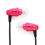 Klipsch Image S3 Noise-Isolating Earphones with Patented Oval Ear-Tips (Perfect Pink)