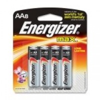 Energizer Max Alkaline AA Batteries, 8-Count Package Energizer Max Alkaline AA Batteries, 8-Count Package