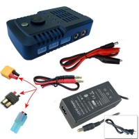 Fast LiPo Battery Balance Charger - 40 Watt - 4.5 Amp - 1 2 3 or 4 cell batteries - Connectors included for the Parrot AR Drone / DJI Phantom XT60 / Traxxas such as 2x4 4x4 VXL Stampede / Bandit / Slash / E-Revo / E-Maxx / Summit Fast LiPo Battery Balance Charger - 40 Watt - 4.5 Amp - 1 2 3 or 4 cell batteries - Connectors included for the Parrot AR Drone / DJI Phantom XT60 / Traxxas such as 2x4 4x4 VXL Stampede / Bandit / Slash / E-Revo / E-Maxx / Summit