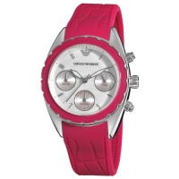 Emporio Armani Women's AR5937 Sport Silver Chronograph Dial Watch Emporio Armani Women's AR5937 Sport Silver Chronograph Dial Watch