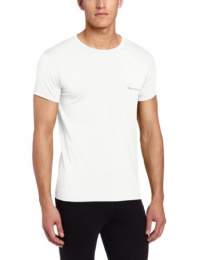 Emporio Armani Men's Contrast Color Crew Neck, White, Medium Emporio Armani Men's Contrast Color Crew Neck, White, Medium