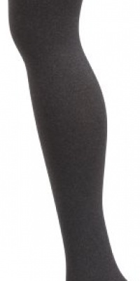 Hue Women's Super Opaque Sheer To Waist Tight, Graphite Heather, Size 3 Hue Women's Super Opaque Sheer To Waist Tight, Graphite Heather, Size 3
