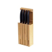 Kyocera KBLOCK3 Bamboo 3-Slot Knife Block Kyocera KBLOCK3 Bamboo 3-Slot Knife Block