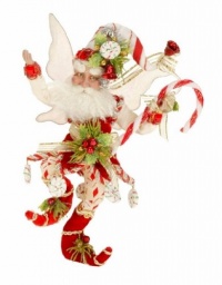 Mark Roberts Collectible Candy Cane Christmas Fairy - Small 9 #51-12438 Mark Roberts Collectible Candy Cane Christmas Fairy - Small 9 #51-12438