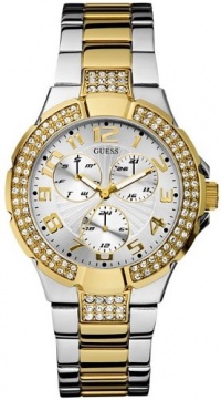 GUESS Status In-the-Round Watch - Gold and Silver
