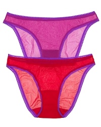 A sexy sheer mesh bikini with contrast lace trim and new fashion colors and prints! A sexy sheer mesh bikini with contrast lace trim and new fashion colors and prints!