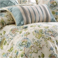 Croscill Home Fashions Corfu 22-Inch by 14-Inch Boudoir Pillow with Ribbon, Sky Blue Croscill Home Fashions Corfu 22-Inch by 14-Inch Boudoir Pillow with Ribbon, Sky Blue