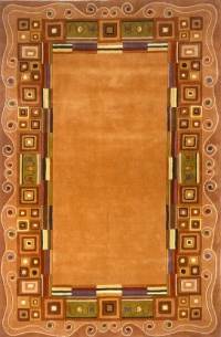 Area Rug 9x13 Rectangle Contemporary Gold Color - Momeni New Wave Rug from RugPal Area Rug 9x13 Rectangle Contemporary Gold Color - Momeni New Wave Rug from RugPal