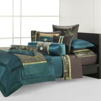 Natori Potala Palace Duvet Cover - Deep Teal - Queen Natori Potala Palace Duvet Cover - Deep Teal - Queen