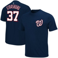 Stephen Strasburg Washington Nationals Navy Jersey Name and Number Jersey T-Shirt Stephen Strasburg Washington Nationals Navy Jersey Name and Number Jersey T-Shirt