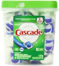 Cascade ActionPacs Dishwasher Detergent, Fresh Scent, 85-Count Cascade ActionPacs Dishwasher Detergent, Fresh Scent, 85-Count