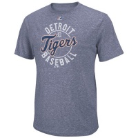 MLB Majestic Detroit Tigers The Big Time Fashion Tri-Blend T-Shirt - Navy Blue MLB Majestic Detroit Tigers The Big Time Fashion Tri-Blend T-Shirt - Navy Blue