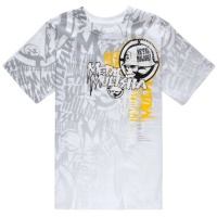 Metal Mulisha - Boys Half Tone T-Shirt, Size: Large, Color: Optic White Metal Mulisha - Boys Half Tone T-Shirt, Size: Large, Color: Optic White