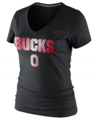 Female Jocks Rule! Display your pride wearing this tee showcasing Ohio State Buckeyes by Nike. Female Jocks Rule! Display your pride wearing this tee showcasing Ohio State Buckeyes by Nike.