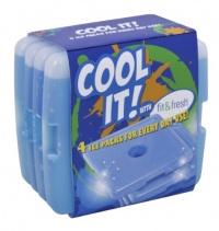 Fit & Fresh Cool Coolers Lunch Ice Packs - Set Of 4 Fit & Fresh Cool Coolers Lunch Ice Packs - Set Of 4