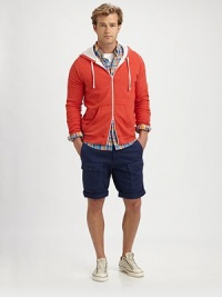 Warm weather classics with plenty of pockets plus rolled cuffs for a relaxed weekend vibe.Set-on waistband with belt loops Button and zip flySide seam pocketsFront and back button-flap patch pocketsRolled cuffsCottonMachine washMade in USA Warm weather classics with plenty of pockets plus rolled cuffs for a relaxed weekend vibe.Set-on waistband with belt loops Button and zip flySide seam pocketsFront and back button-flap patch pocketsRolled cuffsCottonMachine washMade in USA
