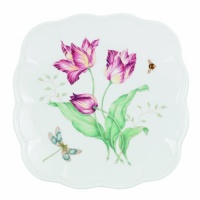 Lenox Butterfly Meadow 9-1/4-Inch Square Accent Plate Lenox Butterfly Meadow 9-1/4-Inch Square Accent Plate
