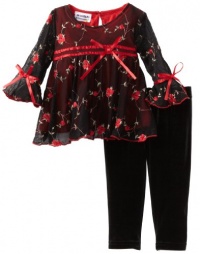 Blueberi Boulevard Baby-Girls Infant Embroidered Set, Black, 18 Months Blueberi Boulevard Baby-Girls Infant Embroidered Set, Black, 18 Months