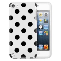 MiniSuit Polka Dot Soft Rubberized Case Cover for iPod Touch 5 (White) MiniSuit Polka Dot Soft Rubberized Case Cover for iPod Touch 5 (White)