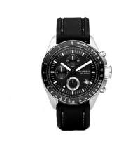 Fossil Men's CH2573 Black silicon Strap Black Analog Dial Chronograph Watch Fossil Men's CH2573 Black silicon Strap Black Analog Dial Chronograph Watch