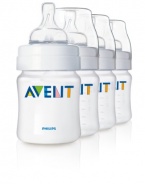 Philips AVENT 9 Ounce BPA Free Classic Polypropylene Bottles, 3-Pack