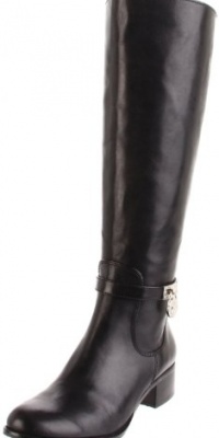 MICHAEL Michael Kors Women's Hamilton Riding Boot (Black, 5) MICHAEL Michael Kors Women's Hamilton Riding Boot (Black, 5)