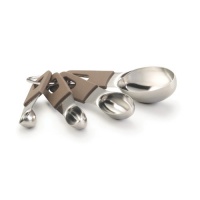 Anolon Advanced Bronze Tools Contemporary 4-Piece Measuring Spoons Set, Bronze Anolon Advanced Bronze Tools Contemporary 4-Piece Measuring Spoons Set, Bronze