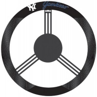 MLB New York Yankees Poly-Suede Steering Wheel Cover MLB New York Yankees Poly-Suede Steering Wheel Cover